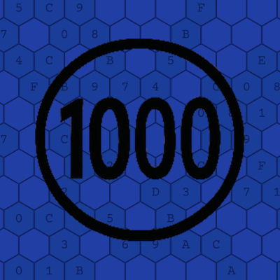 Complete 1000 puzzles icon