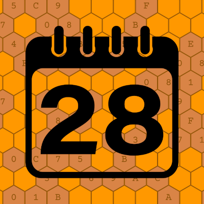 Complete 28 daily puzzles icon